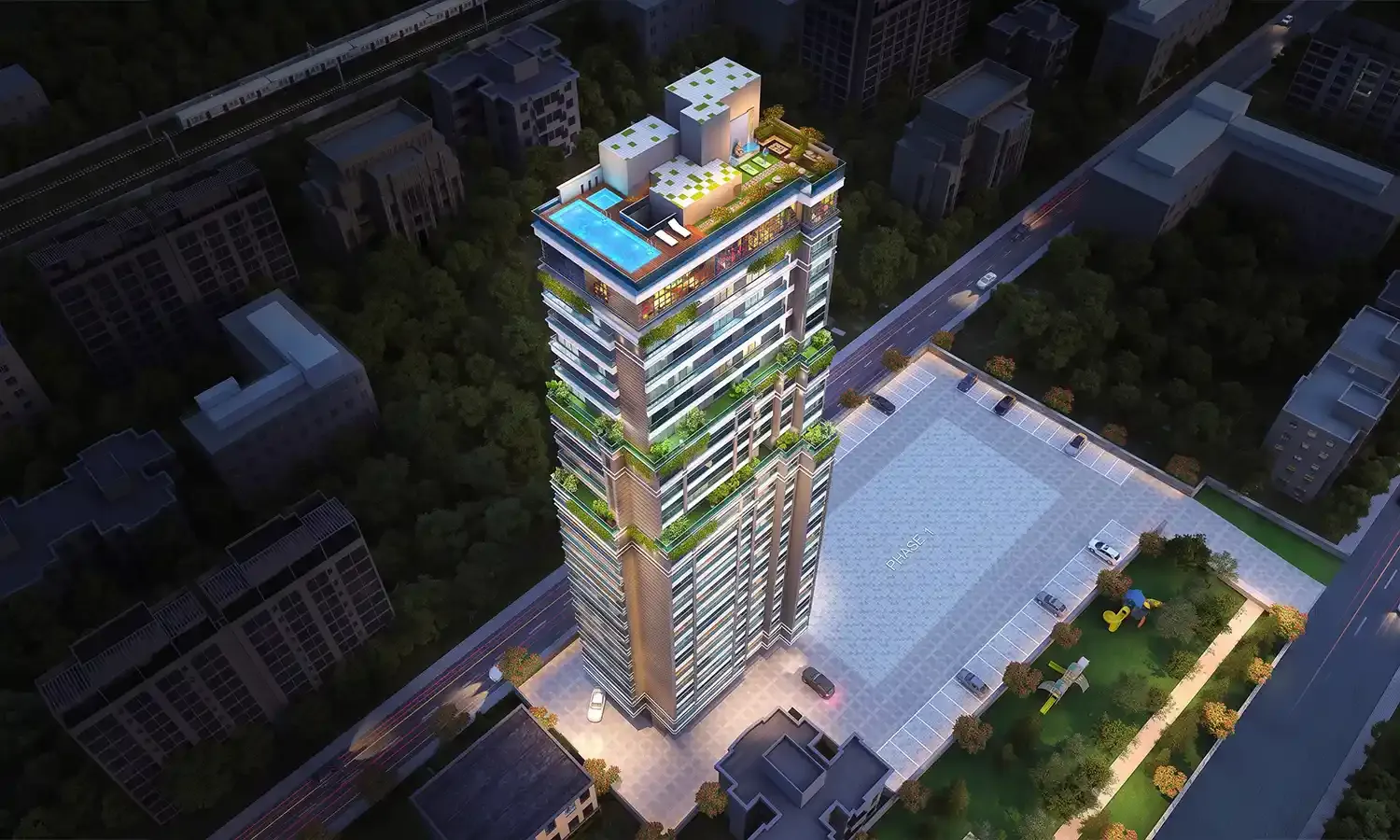 Elevation Top view